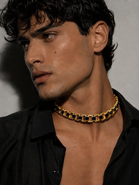 Obsidian choker