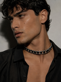 Obsidian choker