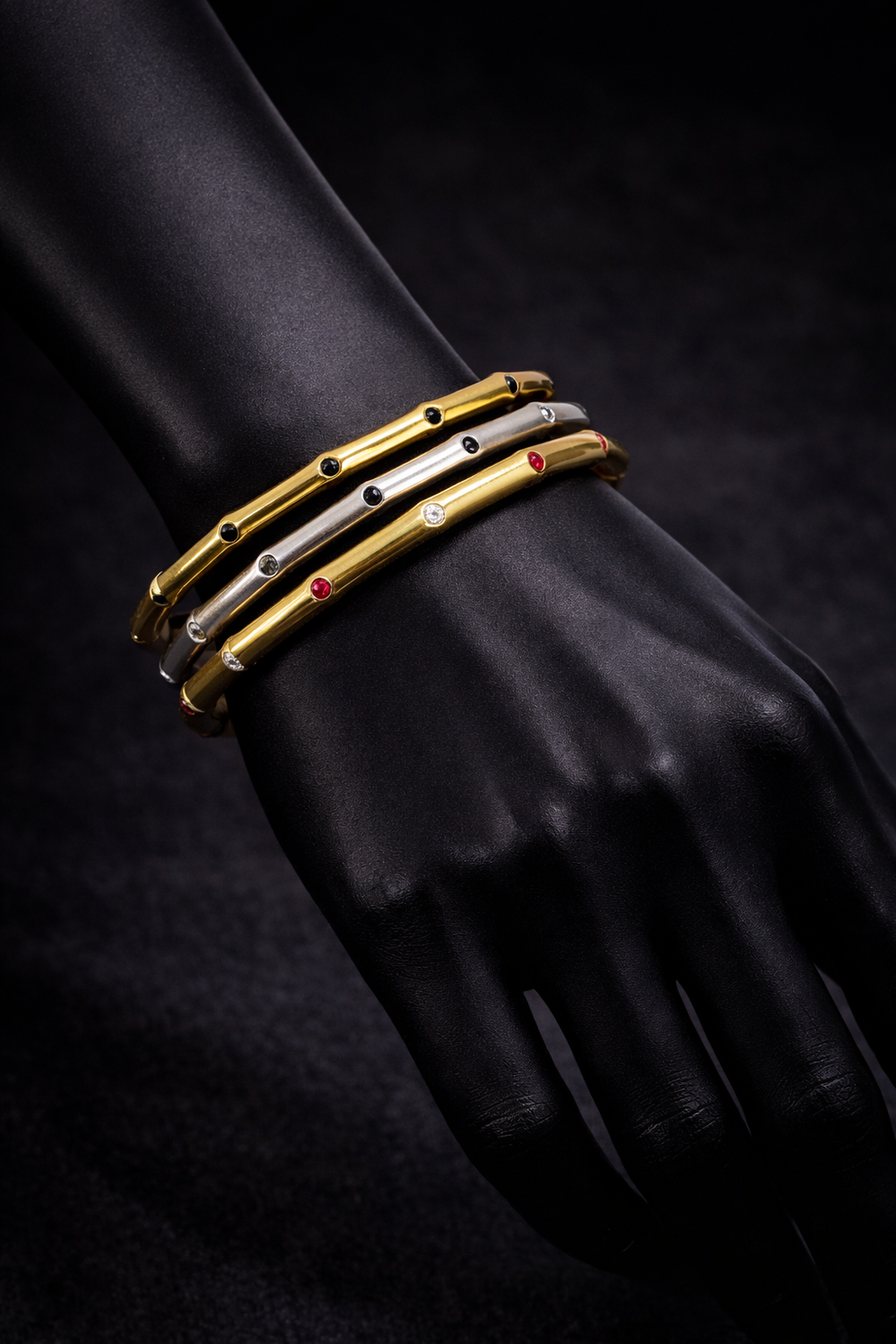 Dot Bangle Stack